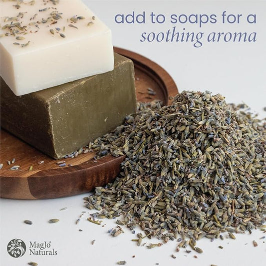 MagJo Naturals European Lavender Flowers (Extra Grade) - 100% Raw From Europe - 3 pounds