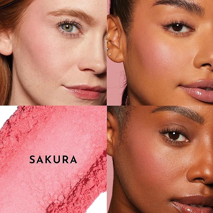 LAWLESS Women's Make Me Blush Talc Free Velvet Blush, Sakura, Pink, 0.18 Ounce