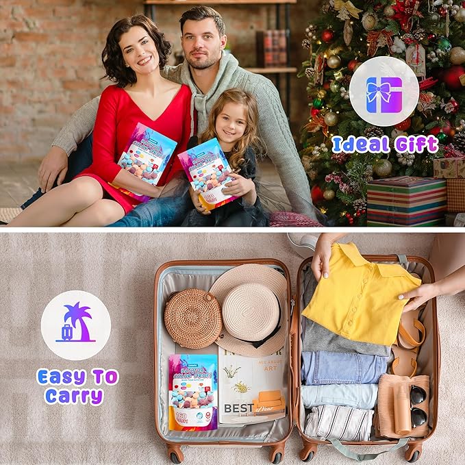 Bath Color Tablets for Kids, 11.3 oz Value Pack, 160 Count Kids Bath Bombs Bath Colors Tablets Make Fun Educational Bathtime, Bath Bombs Toys for Kid