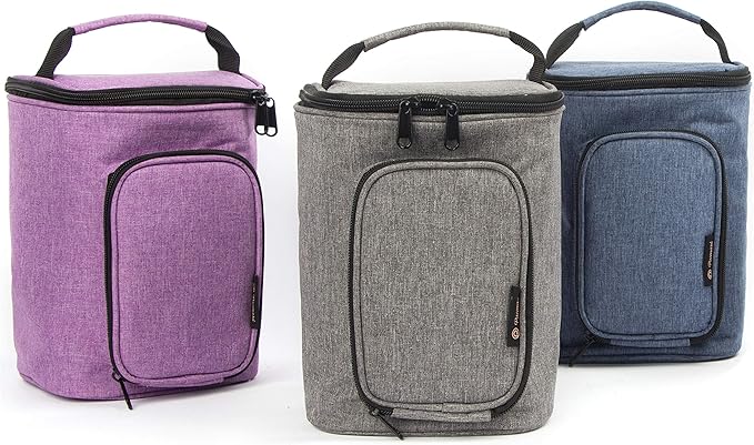 PACMAXI Carrying Bag for Waterpik Water Flosser, Portable Storage Bag for Water Flosser and Accessories Suitable for Travelling, Trips, Camping (Grey)