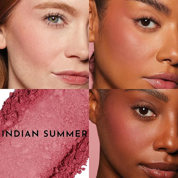 LAWLESS Women's Make Me Blush Talc Free Velvet Blush, Indian Summer, Pink, 0.18 Ounce