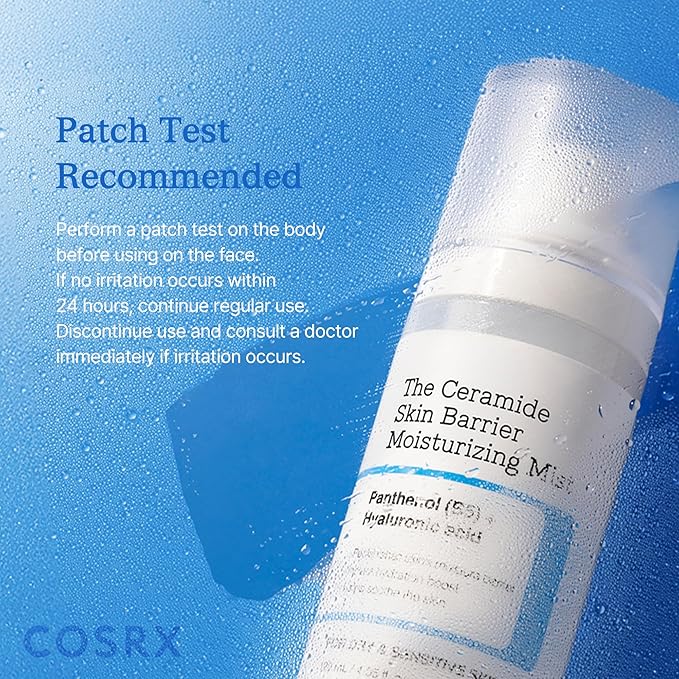 COSRX Barrier Cream Face Mist - Milky Toner with Ceramide & Hyaluronic Acid, Hydrating and Soothing Facial Spray for All Skin Types, 4.06 fl.oz, Korean Skin Care, Stocking stuffers for women