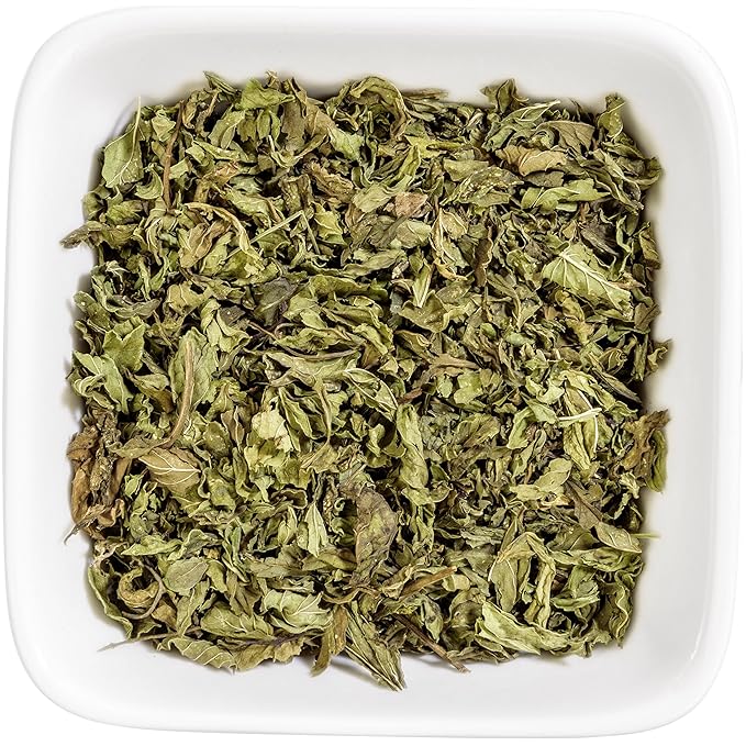 Tealyra - Pure Spearmint Leaves - Best African Moroccan Mint Tea - Herbal Loose Leaf Tea - Relaxing - Digestive - Caffeine-Free - 200g (7-ounce)