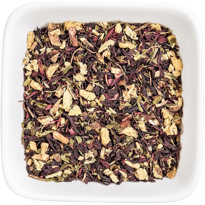 Tealyra - Flat Belly Detox - Fennel - Peppermint - Hibiscus - Wellness Herbal Loose Leaf Tea - Cleanse Tea - Caffeine Free - All Natural - 112g (4-ounce)