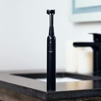 Triple Bristle Max | 4 Brush Modes | Patented 3 Head Design | Dentist Created & Approved | Soft Charcoal Infused Nylon Bristles Teeth Whitening Strips