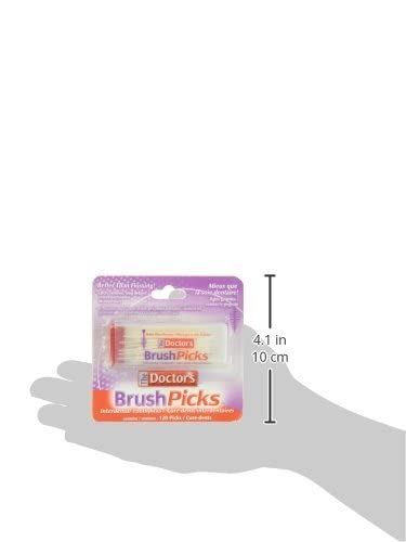 The Doctor's BrushPicks Interdental Toothpicks, 120 Count. (Pack of 12)