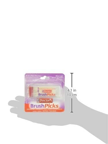 The Doctor's BrushPicks Interdental Toothpicks, 120 Count. (Pack of 24)