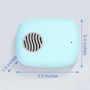 Toothbrush Holder, Toothbrush Cleaner Case, Portable USB Charging Toothbrush Cover with U V-C Light, Travel Toothbrush Holder (Blue-Fan)