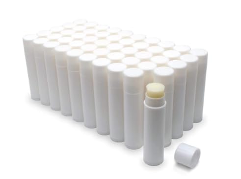 Bulk Lip Balm Wholesale 100 Pack Unlabeled | White Label Made in USA | Natural Vanilla