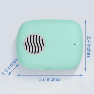 Toothbrush Holder, Toothbrush Cleaner Case, Portable USB Charging Toothbrush Cover with U V-C Light, Travel Toothbrush Holder (Green-Fan)