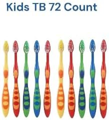 AIAG 72 Count Kids Toothbrush Soft Bristles, Cute Toothbrushes for Children Toddler Home School Camp Daycare Travel