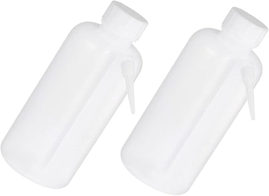 500ml Plastic Wash Bottle Squeeze Top Portable Rinse Bottle for Cleaning and Watering Wide Mouth Design for Easy Dispensing