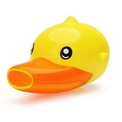 Faucet Extender for Kids, EVSOFMLF 3Pcs Faucet Cover Cartoon Faucet Extender Sink Hand Extender Washing for Children, Toddler, Baby Fun and Safe (Blue Dolphi, Yellow Duck, Pink Elephant)