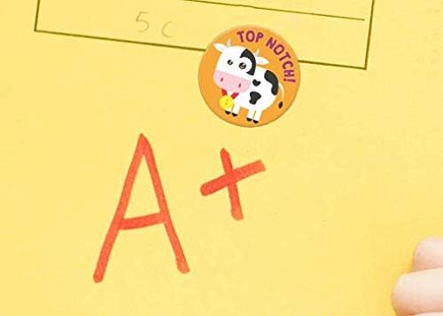 Sweetzer & Orange Teacher Reward Stickers – 1008 in 9 Designs, 1-Inch Motivational Sticker for Kids, Potty Training Reward and Teacher Supplies for Classroom