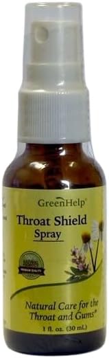 Throat Shield Spray - Herbal Oral Care with Natural Botanicals - Refreshes Mouth & Gums - Daily Use Throat Spray for Adults - 1 fl oz
