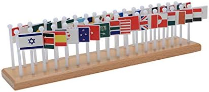 Flags of The World-Montessori Materials Geography Educational Tools Preschool Early at-Home Learning Toys