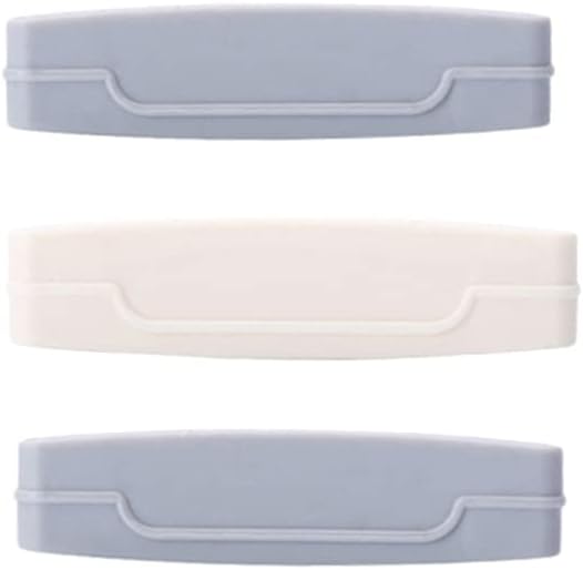Healifty Toothpaste Tube Squeezer - 3Pcs Plastic Tube Squeezer Holder Bathroom Toothpaste Clips for Saving Toothpaste, Facial, Creams & Paint (Random Color)