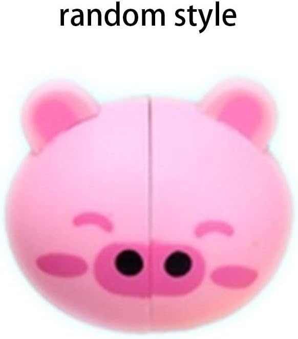 Kids Cartoon Animal for Head Shaped Toothbrush Holder Cover Two Suction Cup