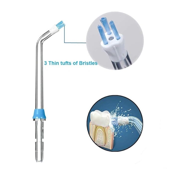 Replacement Tips Compatible with Waterpik Water Flosser, Storage Case and 9 Tips, Compatible with Waterpik Aquarius Water Flosser, WP-660, WP-580, WF-20, CC-04, WP-662, WP-667CD, WF-13, WF-12