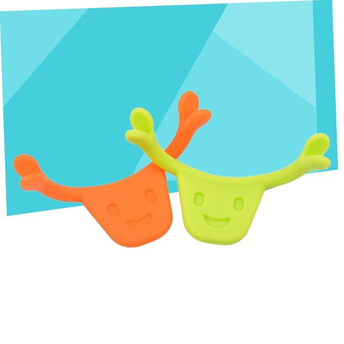 2pcs Smile Maker Silicone Smile Trainer Mouth Muscle Stretching Lifting Training Edible Safe Material Daily Facial Exercise Tool for Men and Women