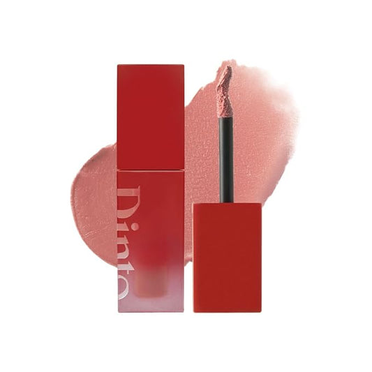 DINTO Blurring Lip Veil - Soft Velvet Blurry Matte Finish Lip Tint, Sheer Natural Coverage, Moisturizing Formula, Long Lasting, Vegan & Cruelty-Free (10 colors) (107 Adagio, 0.11 fl.oz.)