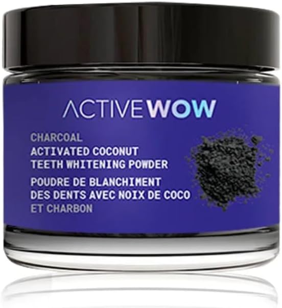 Active Wow Teeth Whitening Charcoal Powder Natural