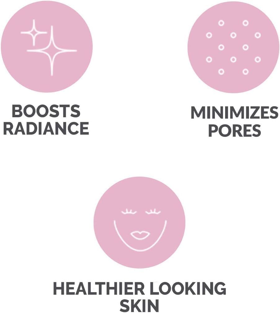 Brush Head Replacement Compatible with Clarisonic Mia 1, Mia 2, Mia Fit, 2 Pack, Radiance Facial Cleansing Brush Replacement Head