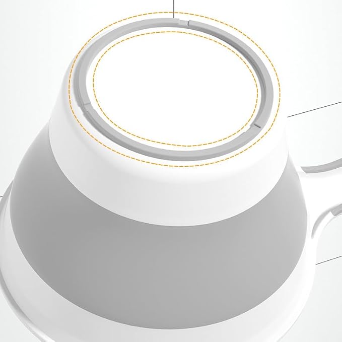 Collapsible Water Ladle Plastic Folding Dipper for Pet Bath Soaking Cleaning, Portable Water Pourer Scoop Spoon for Camping Travel, Small Shower Bucket Basin Tub Rinse Cup Mug for Hair Washing, Pink