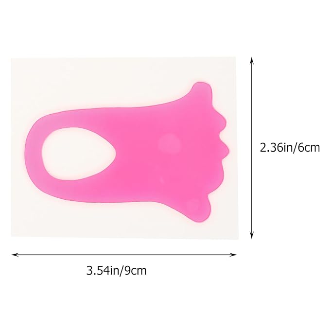 2Pcs Wrinkle Nasolabial Folds Sticker, Anti-Wrinkle Face Patches for Girls Women, Silicone Rosy Facial Care Stickers Lines, Mouth Wrinkles, and