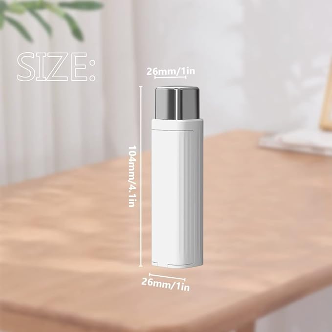 Upgrade Portable Automatic Floss Dispenser - 3 Pcs White, Organizer for Family, Hotel, Travel with 100 Pcs Dental Floss Picks