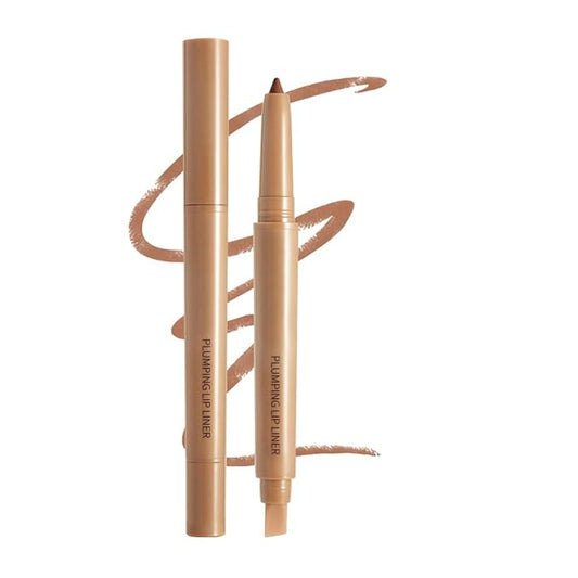 Matte Lip Liner Pencil, Long-Lasting Creamy Formula with Silicone Smudger, Waterproof Non-Staining Crayon for Lip Contouring, Plump Define Sculpting 06#