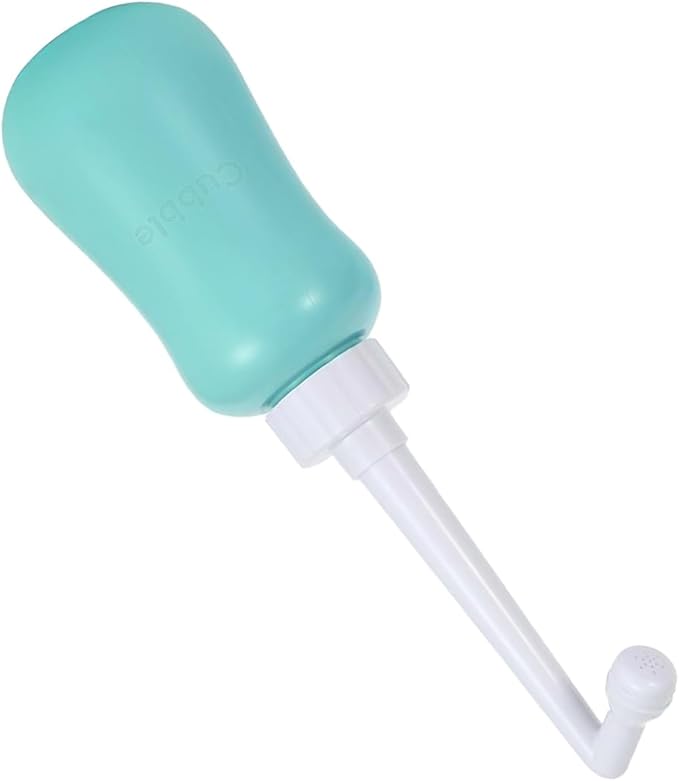 Peri Bottle for Postpartum Care, Portable Bidet, Perineal Recovery, Feminine Hygiene Care, Spray Bottle for Toilet Use 360ml/12oz (Teal)
