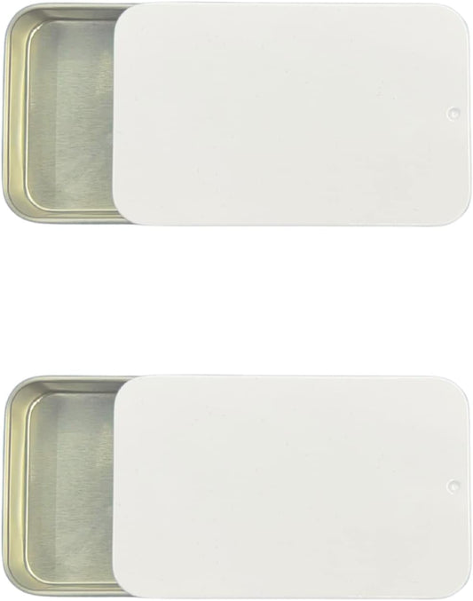 2Pack Dental Floss Portable Case,Dental Floss Dispenser,Storage 24 Picks Adult Floss in Box,Refillable Glide Floss,Portable Travel Floss Box for Travel(White)