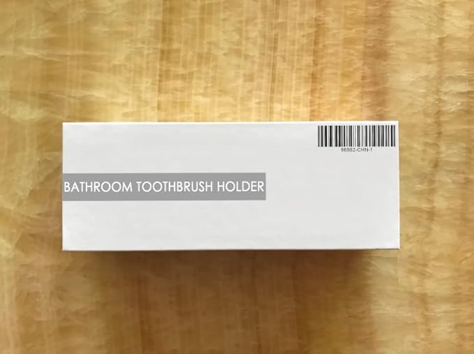 MIMORE Toothbrush Holder, 5 Toothbrush Slots & Timer Function, Cordless Wall Mounted Toothbrush Holders for Bathrooms