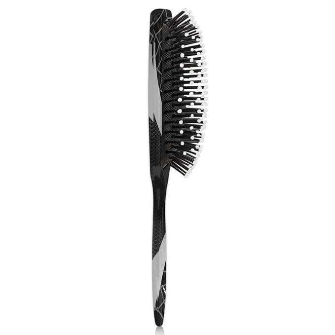 Kids Hair Brush for Boys Girls Toddler - Detangler Hairbrush for Wet Dry Thin Long Curly Hair Pain-Free Comb (Grey Web)