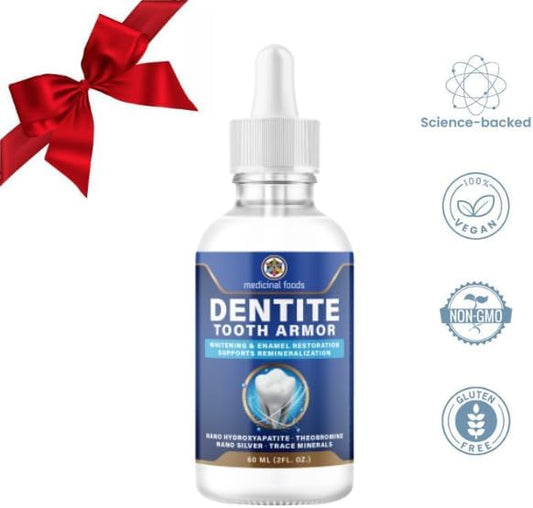 Original Dentite Tooth Armor Liquid | Nano Hydroxyapatite Remineralization Drops to Restore Tooth Enamel & Support Sensitivity Relief | at-Home Enamel Repair for Stronger Teeth | 60 ml