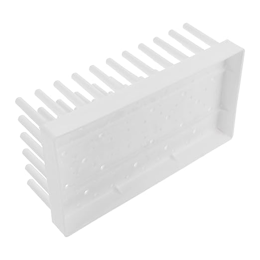 Test Tubes Braces 2 pcs Draining Plastic Tube Lab Holder Dryer Drying Test Laboratory Rack Stand Use for Peg Shelves Shelves Shelves Shelves Shelves Shelves Test Tube