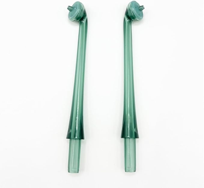 2PCS Flosser Replacement Tips Fit for Philip AirFloss,Flosser Tip Replacement Oral Irrigator Nozzle AirFloss Compatible with HX8211/HX8240/HX8241/HX8255 (Green)