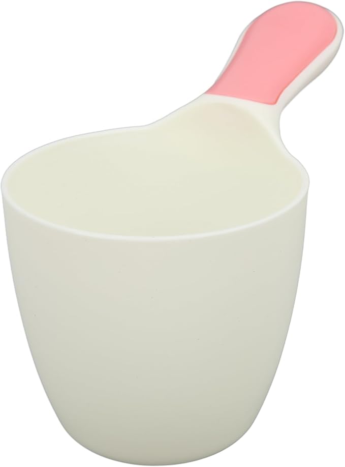 Baby Bath Rinse Cup with Removable Handle for Shower and Hair Washing