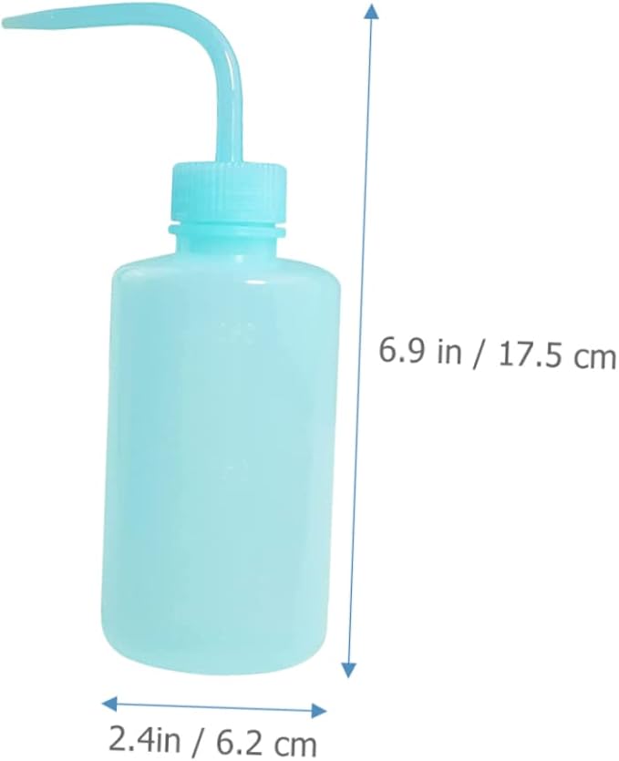 4pcs Eyelash Cleaning Squeeze Diffuser Bottle Portable Rinse Bottles for Controlled Liquid Dispensing for Tattoo Artists and Hairdressers