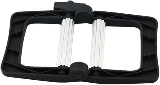 Cabilock Aluminum Alloy Toothpaste Tube Squeezer Manual Paste Roller for Bathroom Hair Dye Cream Conditioner Tubes Portable 4.72X3.93 Inches