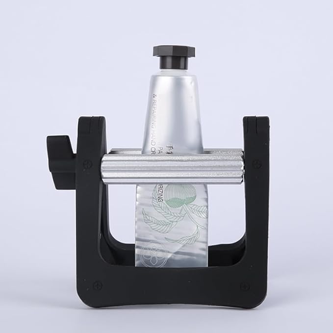 Cabilock Aluminum Alloy Toothpaste Tube Squeezer Manual Paste Roller for Bathroom Hair Dye Cream Conditioner Tubes Portable 4.72X3.93 Inches