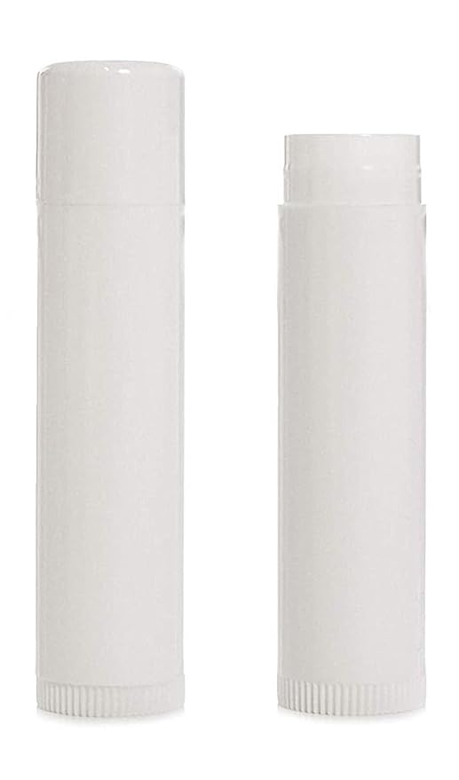 Bulk Lip Balm Wholesale 100 Pack Unlabeled | White Label Made in USA | Natural Vanilla