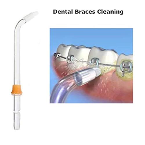 Orthodontic Replacement Tips Compatible with Waterpik Water Flossers and Oral Irrigators, 3-Pack (Orthodontic Tips)