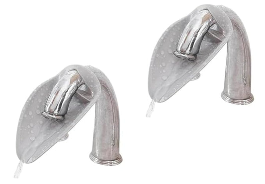 2Pcs Faucet Extender for Toddlers - Sink Extender for Kids Hand Washing, Bathroom Sink Spout Wash Helper for Children Baby Bathroom Safety Sink Extender for Kids, Faucet Extender for Kids