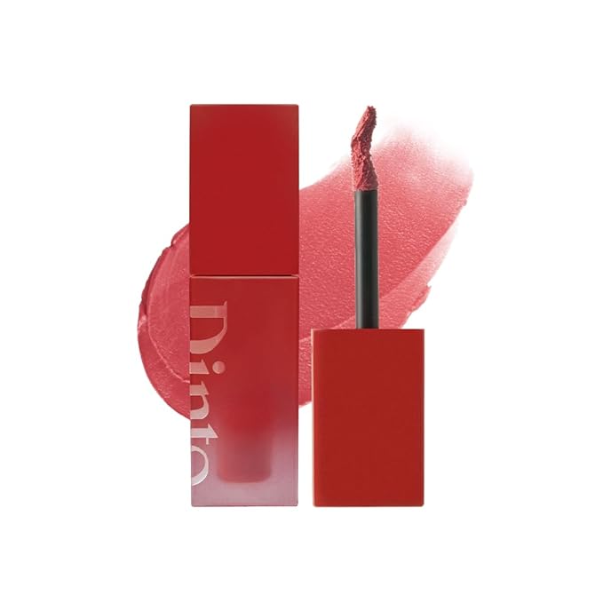 DINTO Blurring Lip Veil - Soft Velvet Blurry Matte Finish Lip Tint, Sheer Natural Coverage, Moisturizing Formula, Long Lasting, Vegan & Cruelty-Free (10 colors) (101 Rubato, 0.11 fl.oz.)