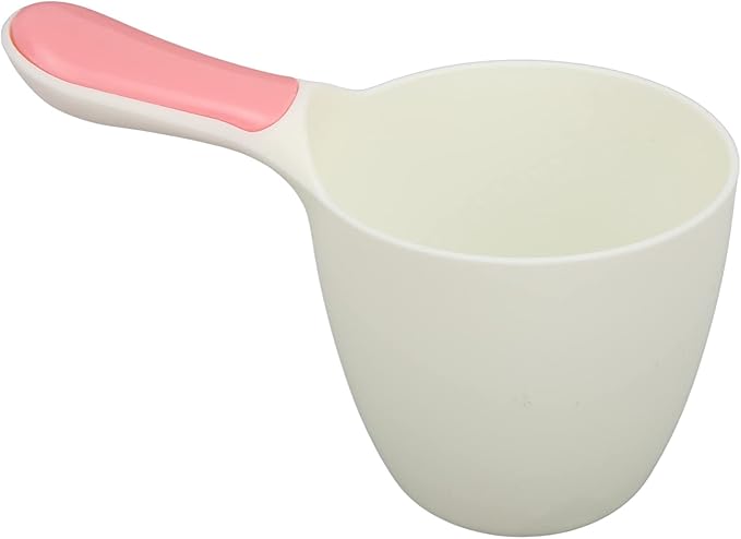 Baby Bath Rinse Cup with Removable Handle for Shower and Hair Washing