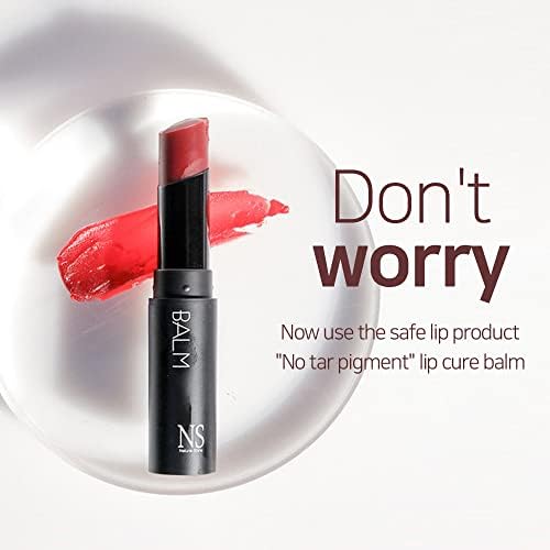 Lux Triple Lip Cure Balm (0.17 oz) 4 million units sold in Korea, Natural Tinted Korean Lip Balm, Petroleum/Paraben Free, Lip Butter,lip balm hydrating,tinted moisturizer (PHANES (Red Mandarin))