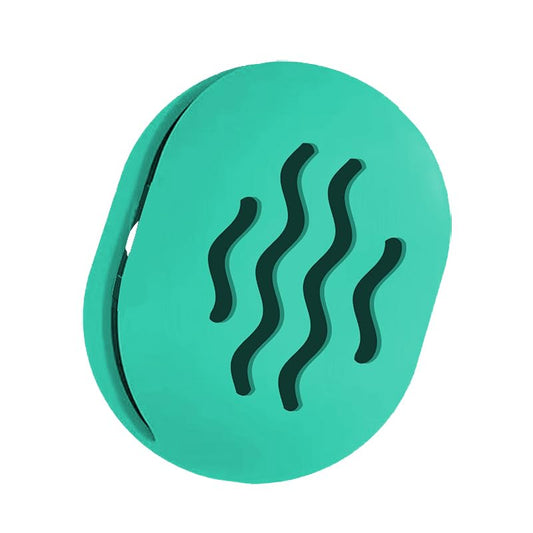 Makeup Sponge Holder,Travel Make up Sponges Organizer,Silicone Shatterproof Make Up Sponge Case,Breathable makeup sponge case, suitable for business or travel(Green)