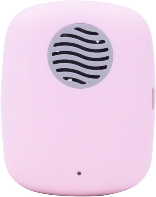 Mini Travel Toothbrush Cover with Air Drying Fan, Toothbrush Travel Case with Drying Lamp Rechargeable Portable Toothbrush Container Toothbrush Holder (Pink)